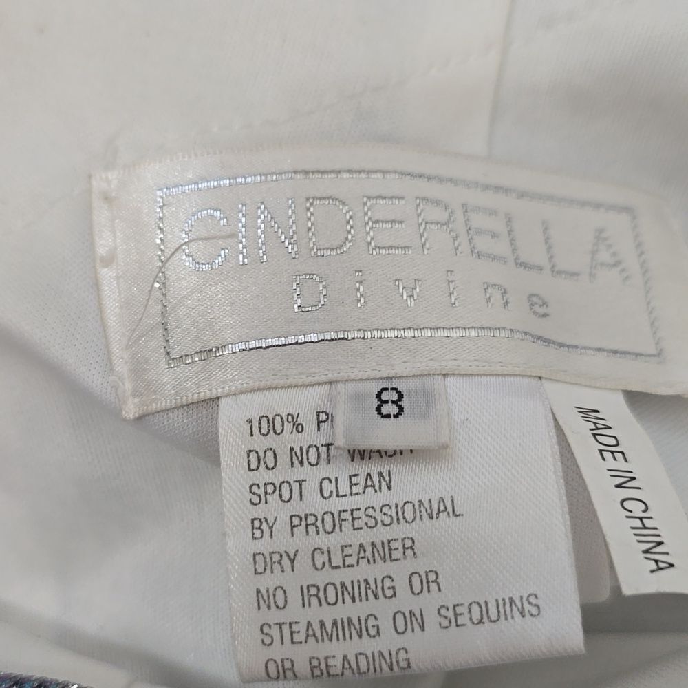 CINDERELLA DIVINE METALLIC MINI DRESS SIZE 8 - Picture 10 of 11